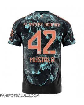 Bayern Munich Jamal Musiala #42 Tricou Fotbal Replică 2024-25 Barbati Deplasare